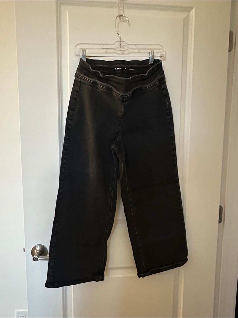 Old Navy Black Wide-Leg Jeans - Flared Casual Fit